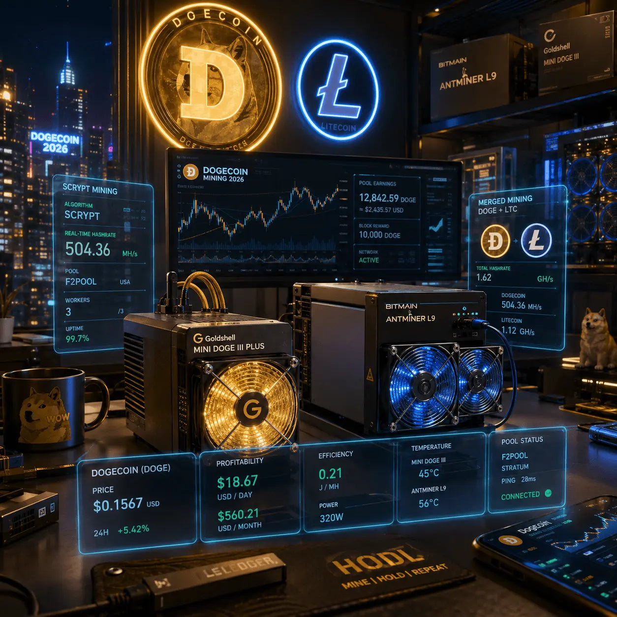 2026 Dogecoin Mining Complete Guide: A Beginner's Guide from Zero