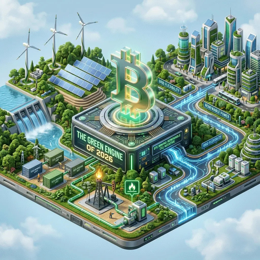 Bitcoin Mining Is Going Green: Breaking the "Energy Hog" Myth in 2026