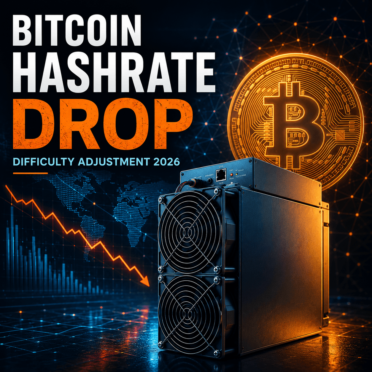 Bitcoin Hashrate Drops in June 2026: What the Difficulty Cut Means for ASIC Miners