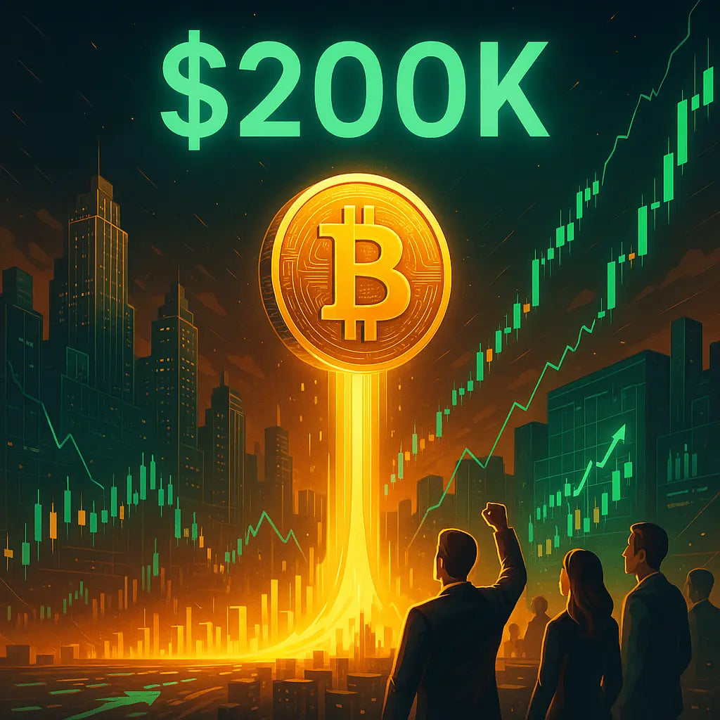 トレーダーらが今回の強気相場で20万ドルに賭けたため、ビットコインの目標価格は上昇