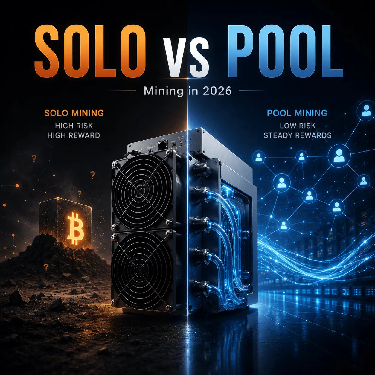 Solo Mining vs Mining Pools in 2026: What ASIC Miners Should Choose