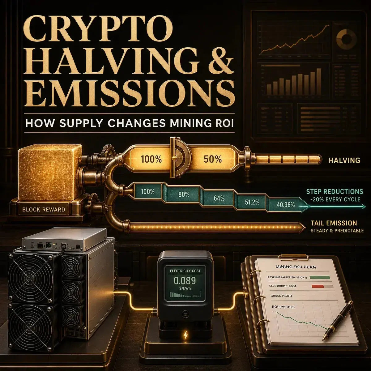 Halving and Emissions: How Coin Supply Shapes Mining ROI ZhenChainMicro