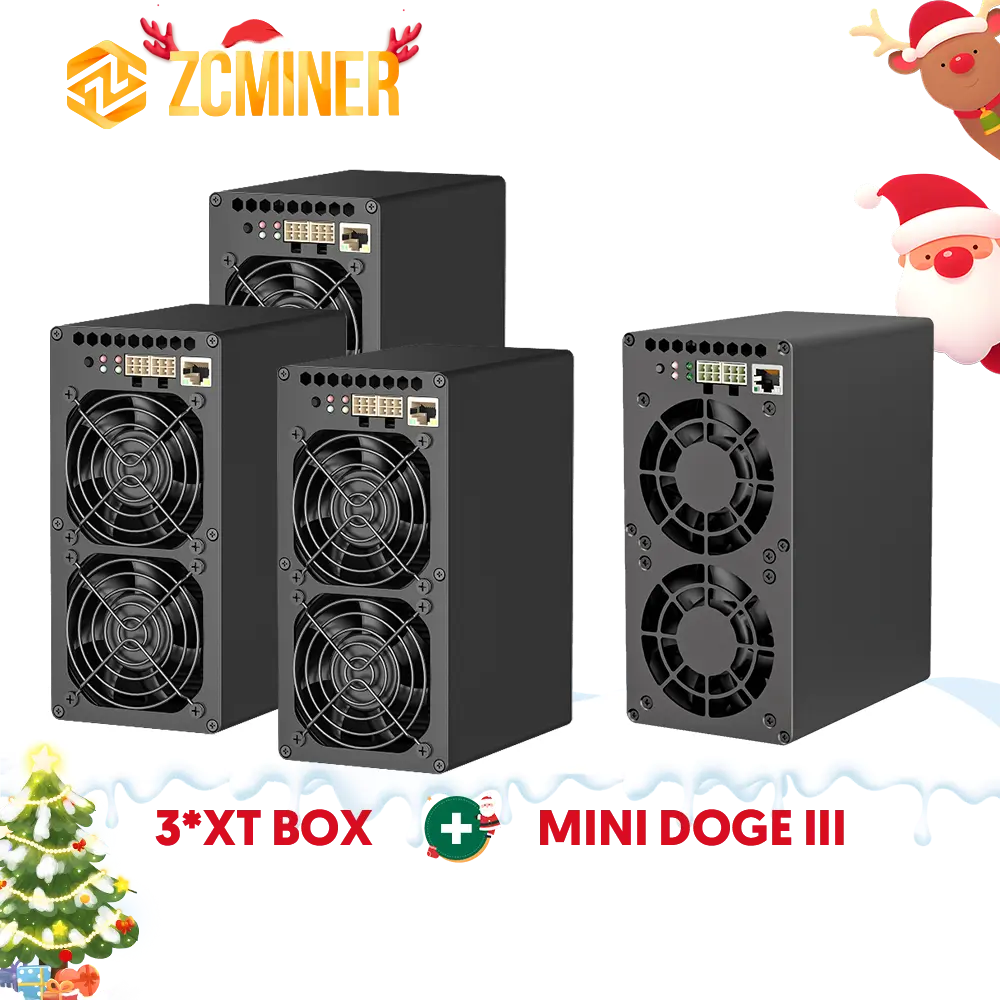 Goldshell XT BOX ×3 + Goldshell Mini-DOGE III Combo Deal Goldshell