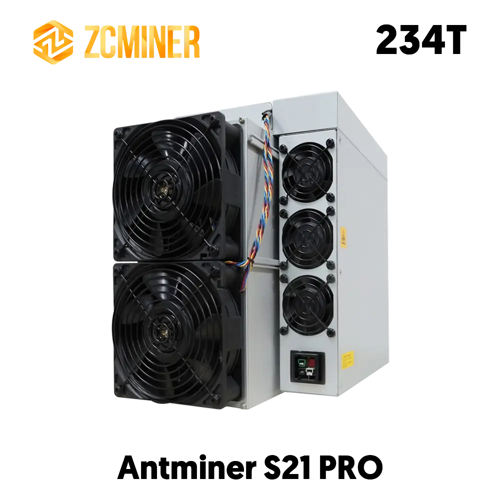 Bitmain Antminer S21 Pro (234TH/s) Bitcoin Miner Bitmain