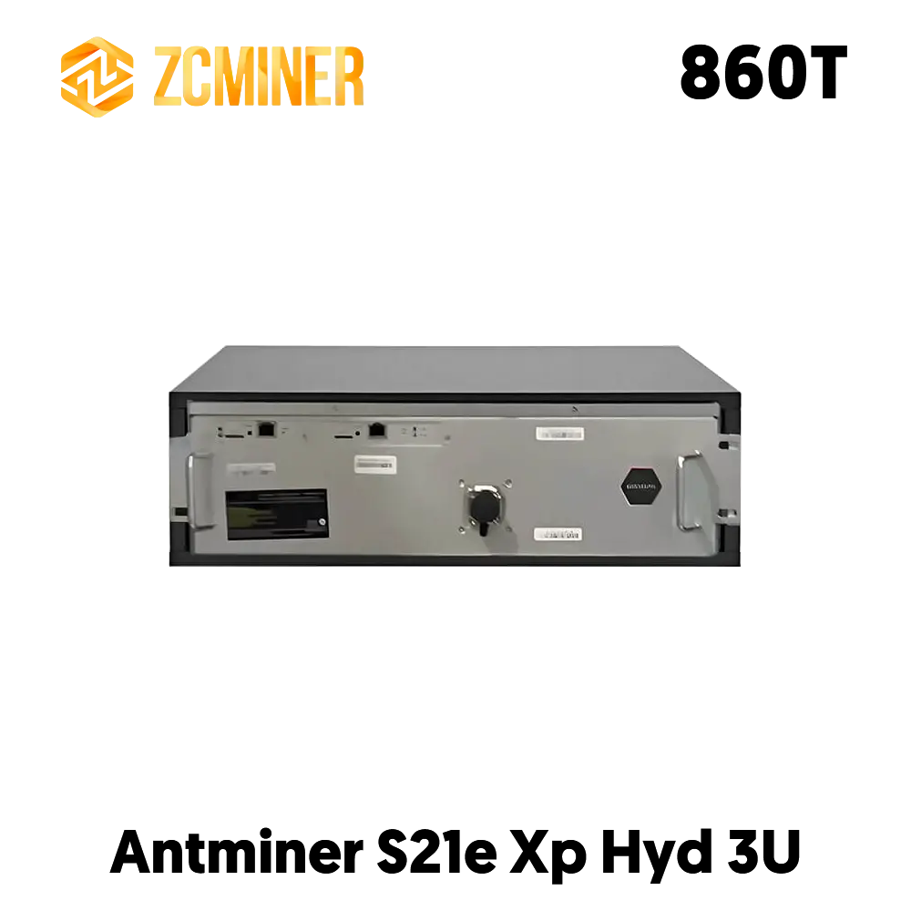 Bitmain Antminer S21e XP Hyd 3U (860TH/S) Bitcoin Miner Bitmain