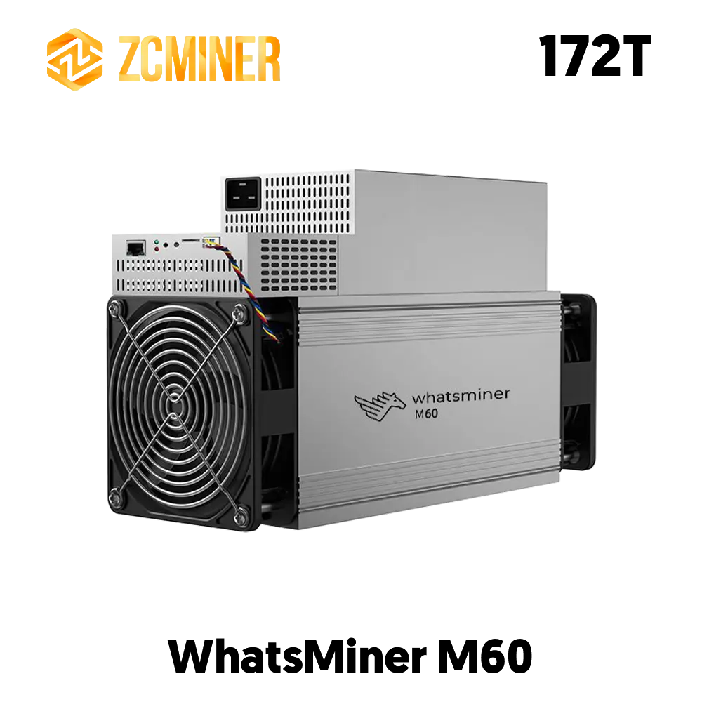 Minero de Bitcoin Whatsminer M60 (172TH/s) — ZC MINER