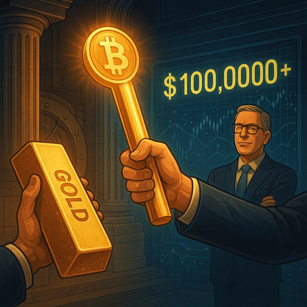 Bitcoin Hits Six-Figure Territory: Is It Ready to Take Over Gold’s Baton?
