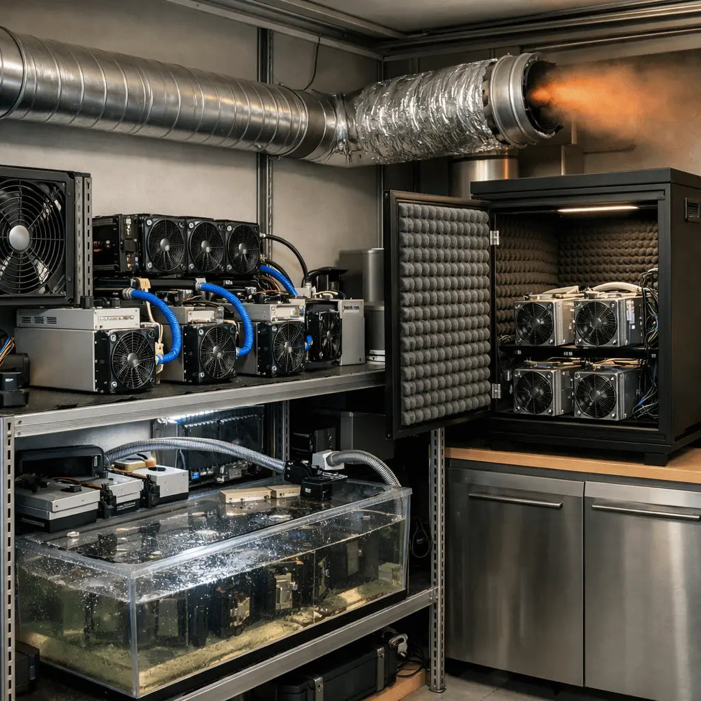 Home ASIC Mining: Advanced Cooling and Noise Management Guide for Stable Profitability