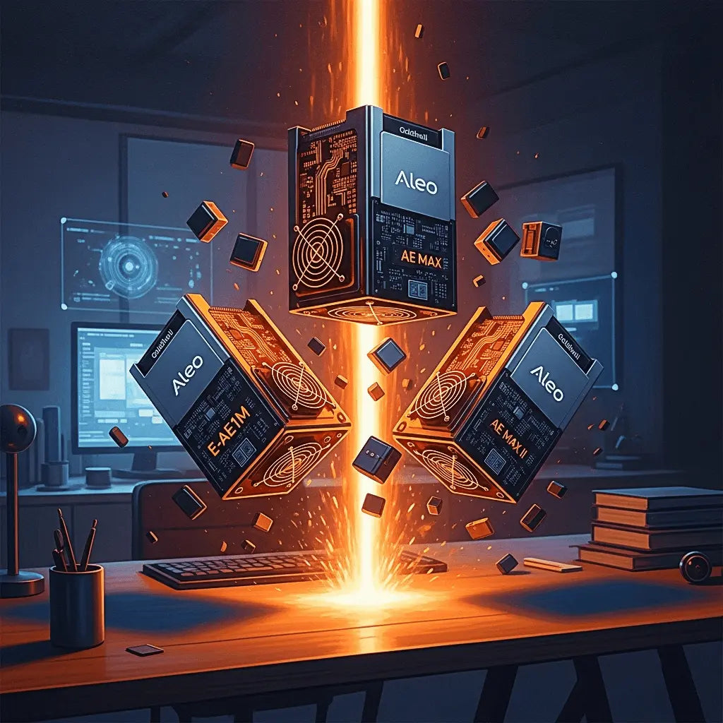 How to Quickly Set Up Goldshell E-AE1M, AE Max, and AE Max II Aleo Miners at Home