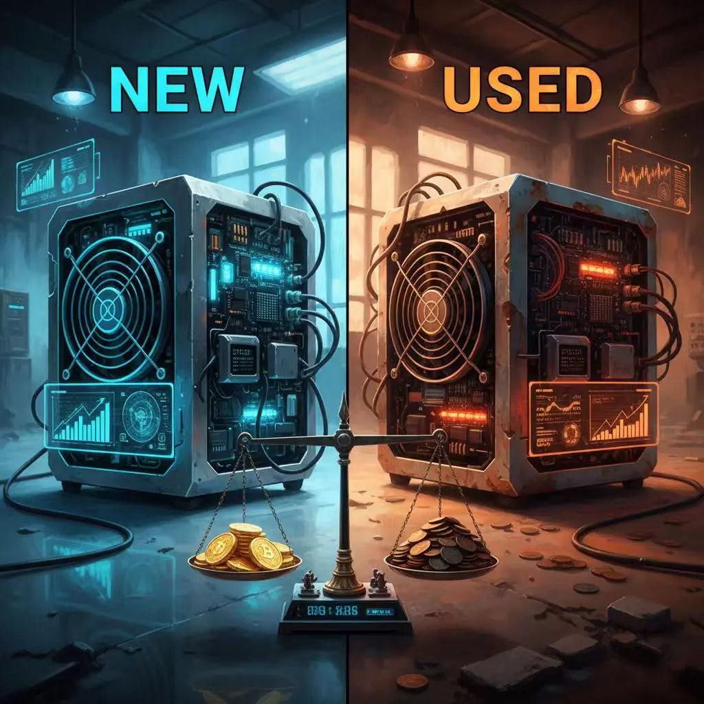 New-vs.-Used-ASIC-Miners-Choosing-the-Right-Mining-Equipment ZhenChainMicro
