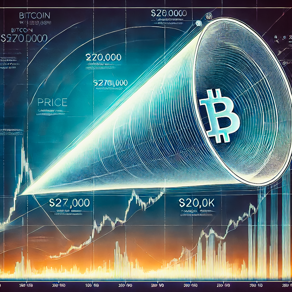 Bitcoin's massive "megaphone pattern" establishes a price target of $270K to $300K.