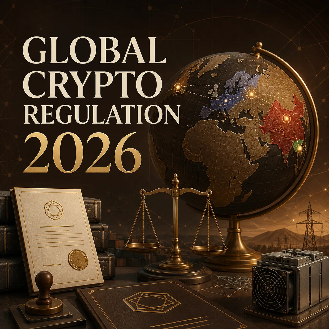 Global Crypto Regulation 2026: US, EU, China, and Mining Impact