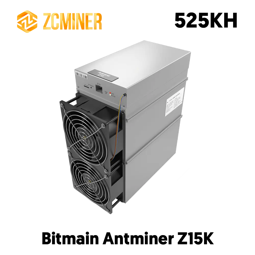Bitmain Antminer Z15K (525Ksol/s) Zcash Miner