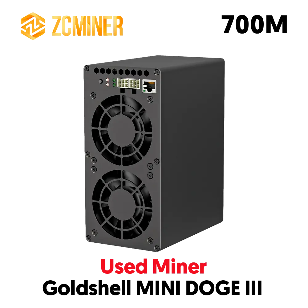 Goldhell ​​Mini Doge III (700mh / s) Litecoin & DoGecoin Miner （Utilisé）