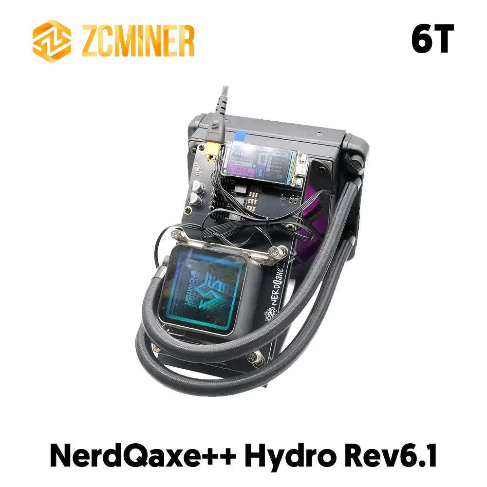 NerdQaxe++ Hydro Rev6.1 (6Th) Bitcoin Miner Bitaxe