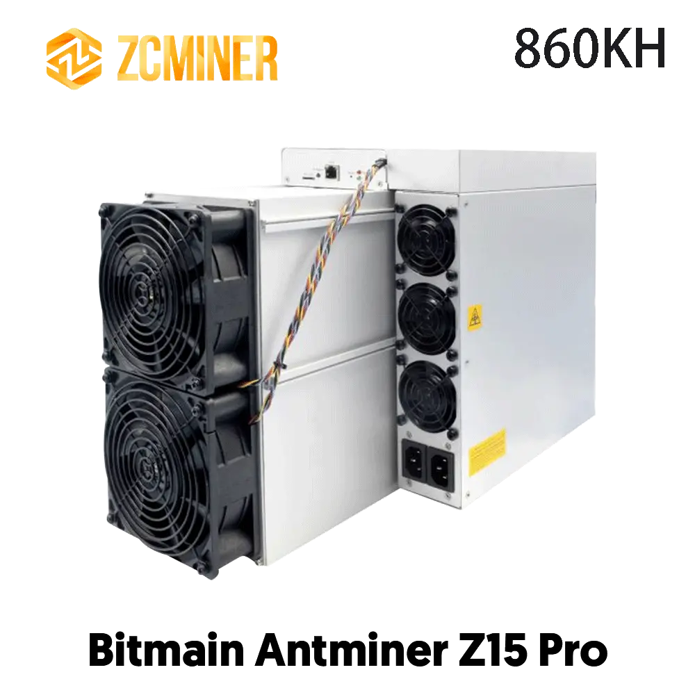Bitmain Antminer Z15 Pro (860KSol/s) Zcash Miner