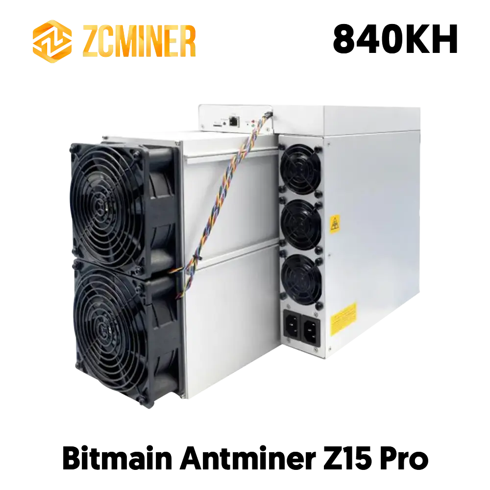 Bitmain Antminer Z15 Pro (840KSol/s) Equihash Miner — ZC MINER